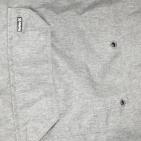 Hurley Men's Long Board Shorts Gray Size 32 Excellent Condition - Picture 6 of 10